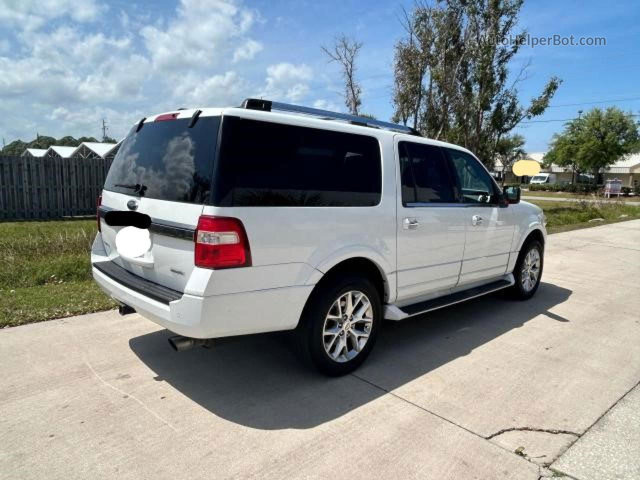 2017 Ford Expedition El Limited White vin: 1FMJK2ATXHEA19054