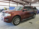 2017 Ford Expedition El Limited Burgundy vin: 1FMJK2ATXHEA50093