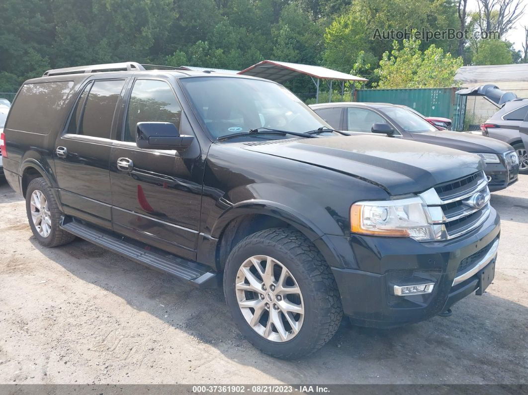 2017 Ford Expedition El Limited Black vin: 1FMJK2ATXHEA74927