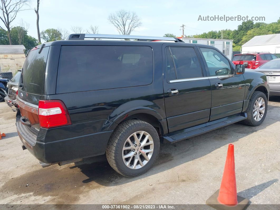 2017 Ford Expedition El Limited Black vin: 1FMJK2ATXHEA74927