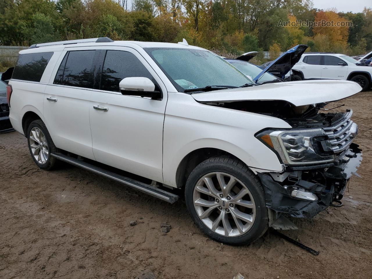 2018 Ford Expedition Max Limited White vin: 1FMJK2ATXJEA29329