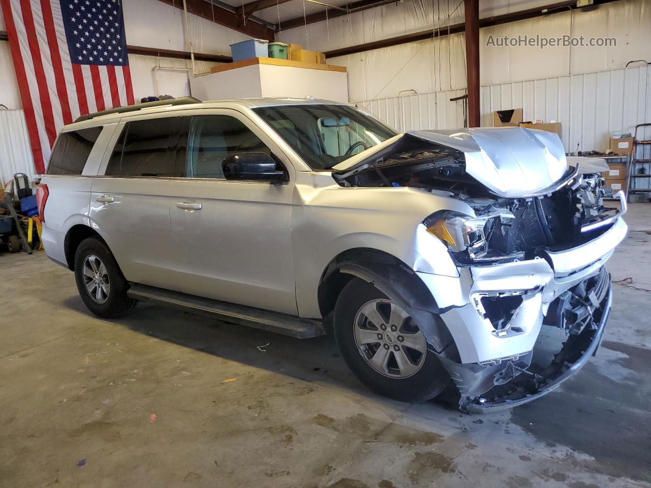 2018 Ford Expedition Xl Silver vin: 1FMJU1FT3JEA26124