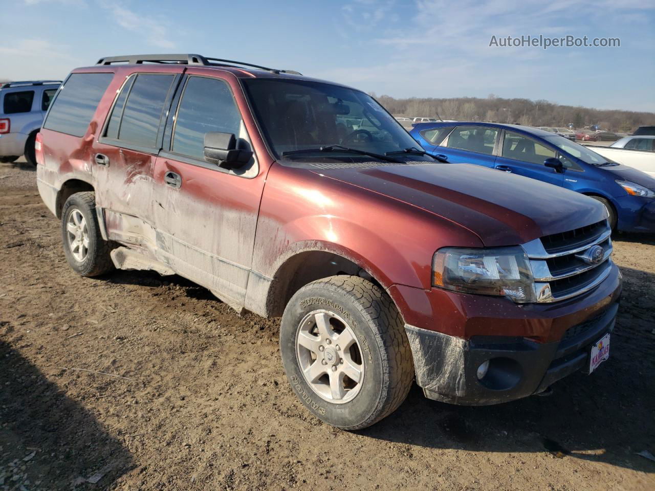 2016 Ford Expedition Xl Бордовый vin: 1FMJU1GT8GEF39358