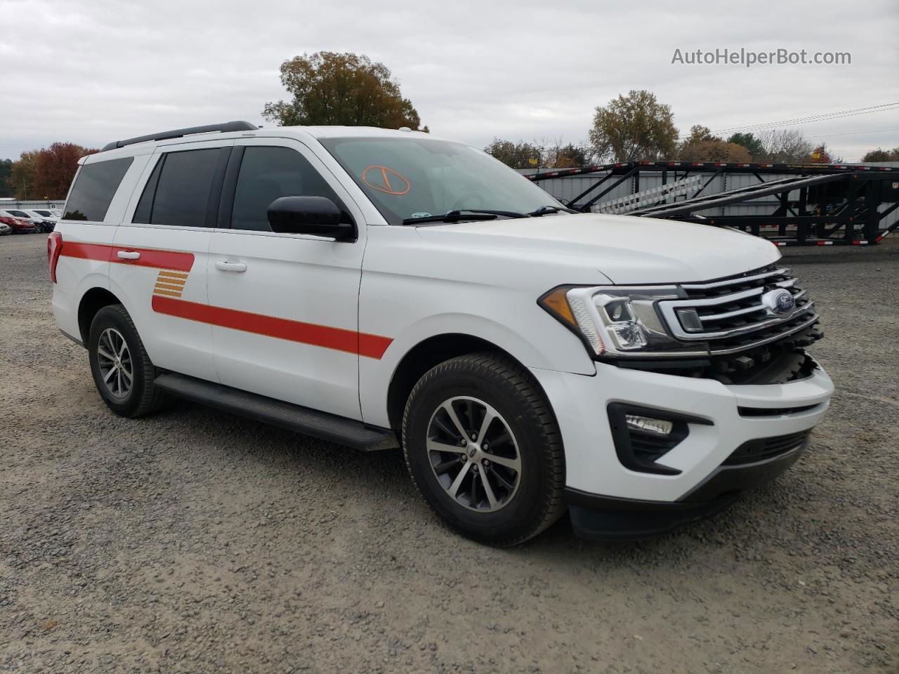 2018 Ford Expedition Xl White vin: 1FMJU1GT9JEA47882