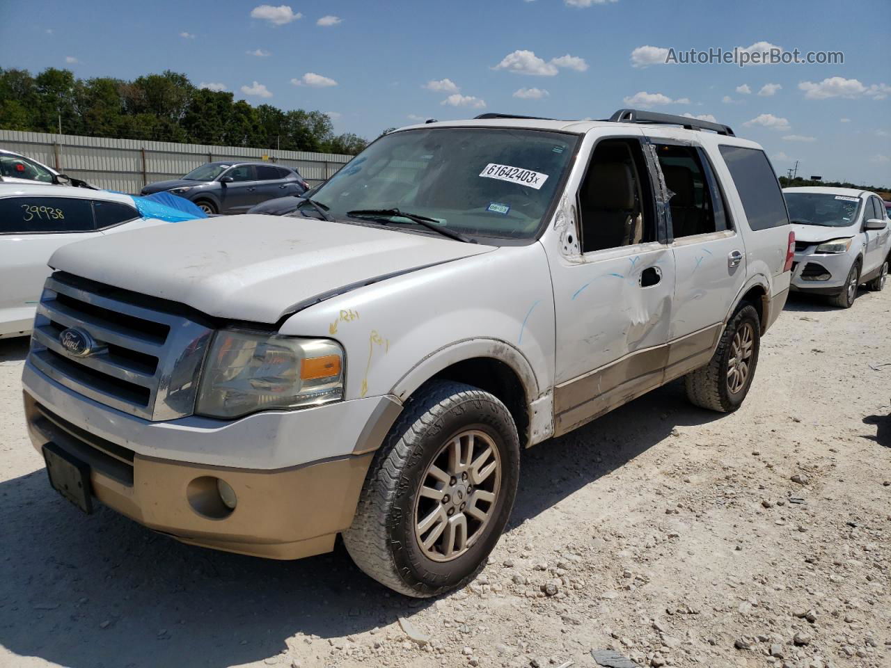 2012 Ford Expedition Xlt Белый vin: 1FMJU1H50CEF05022