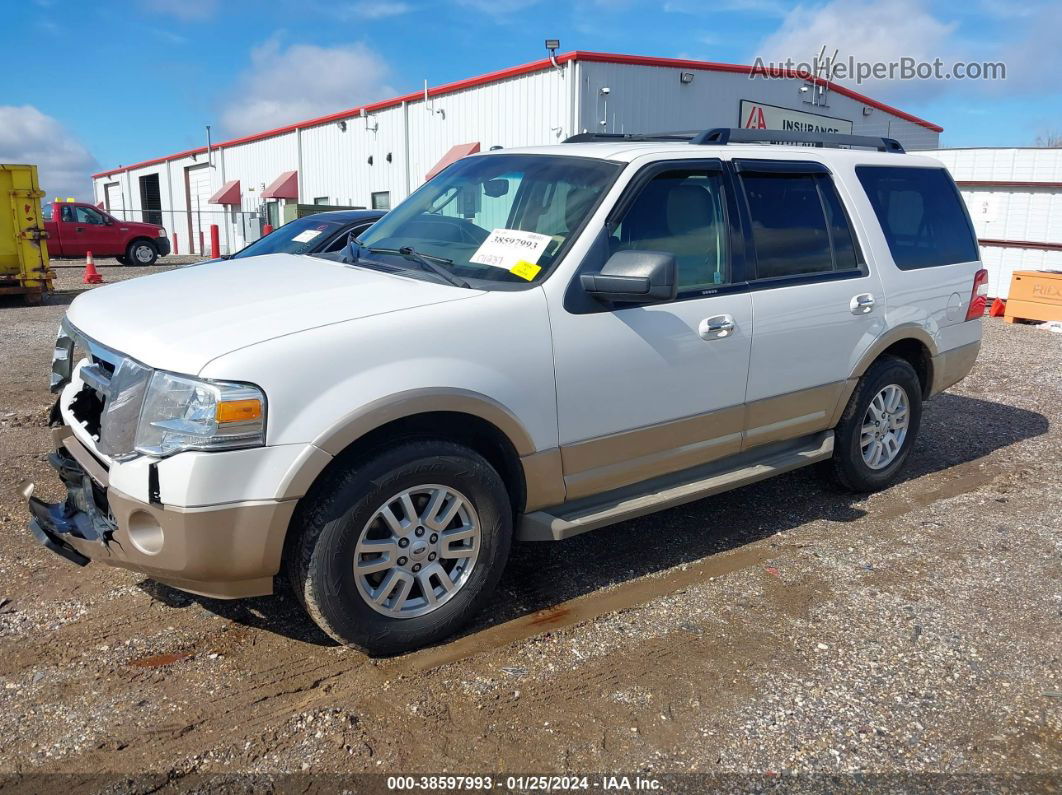 2012 Ford Expedition Xlt White vin: 1FMJU1H50CEF40515