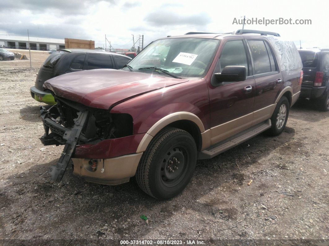 2012 Ford Expedition Xlt Red vin: 1FMJU1H51CEF54259