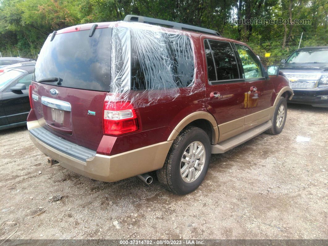 2012 Ford Expedition Xlt Red vin: 1FMJU1H51CEF54259