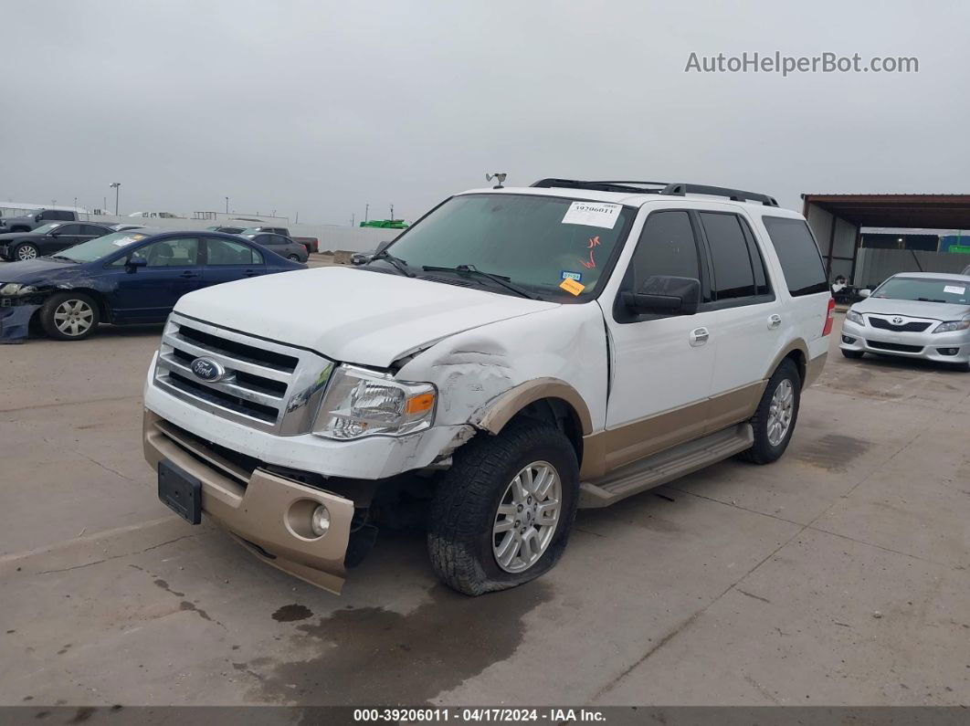 2012 Ford Expedition Xlt White vin: 1FMJU1H52CEF66274