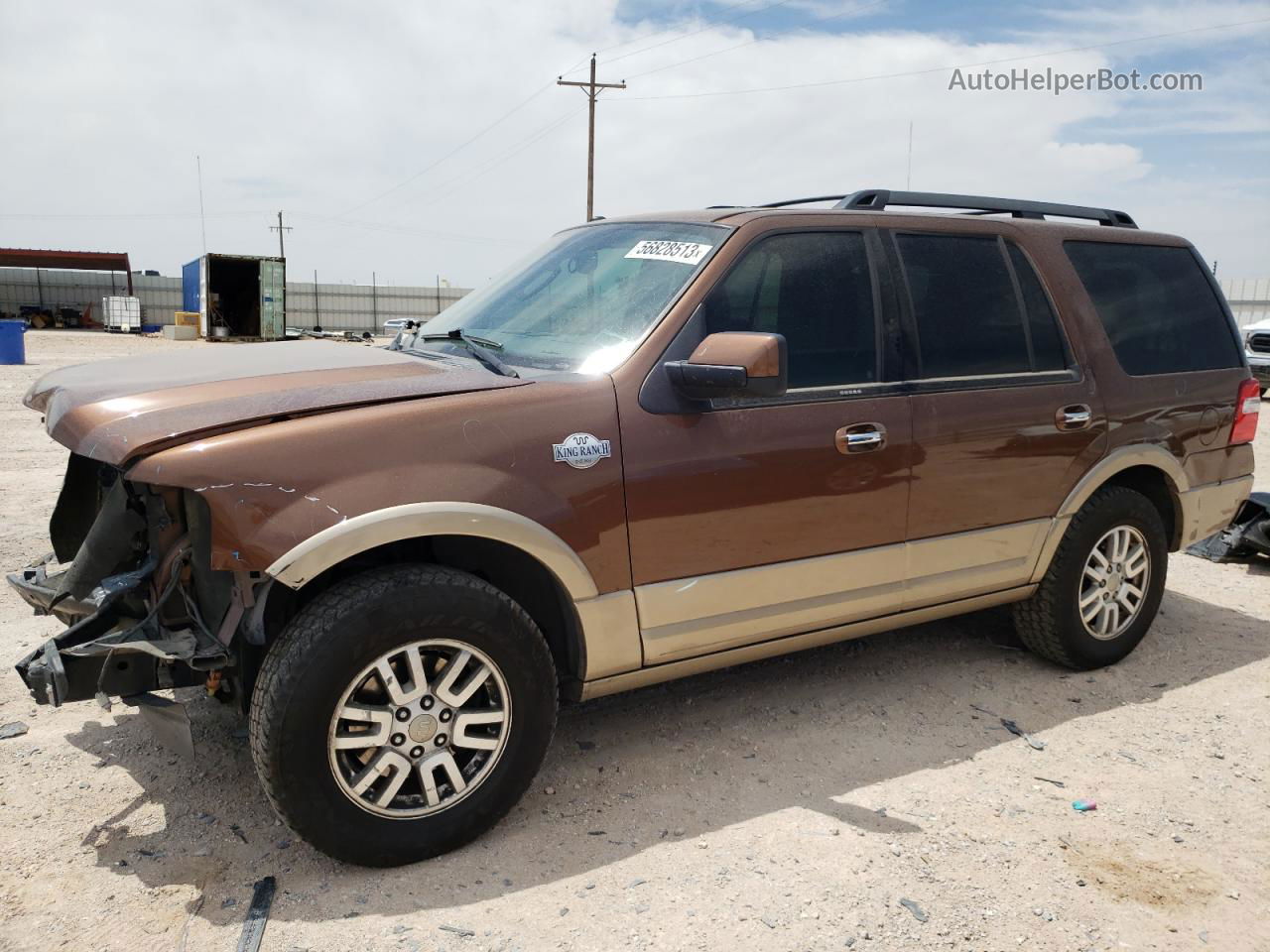 2012 Ford Expedition Xlt Brown vin: 1FMJU1H53CEF05144