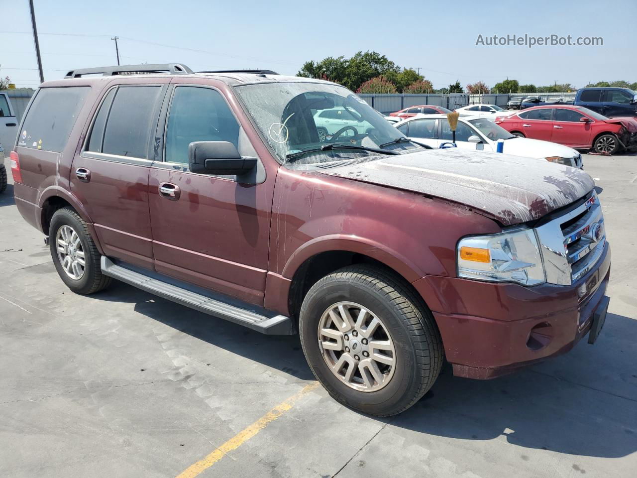 2012 Ford Expedition Xlt Maroon vin: 1FMJU1H54CEF20350