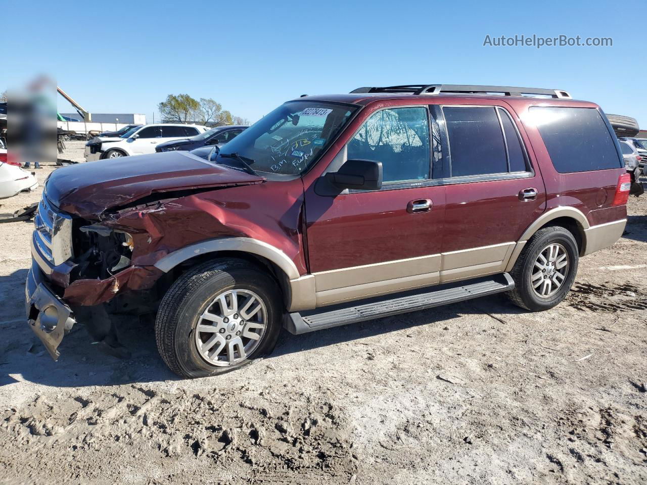 2012 Ford Expedition Xlt Burgundy vin: 1FMJU1H55CEF26819