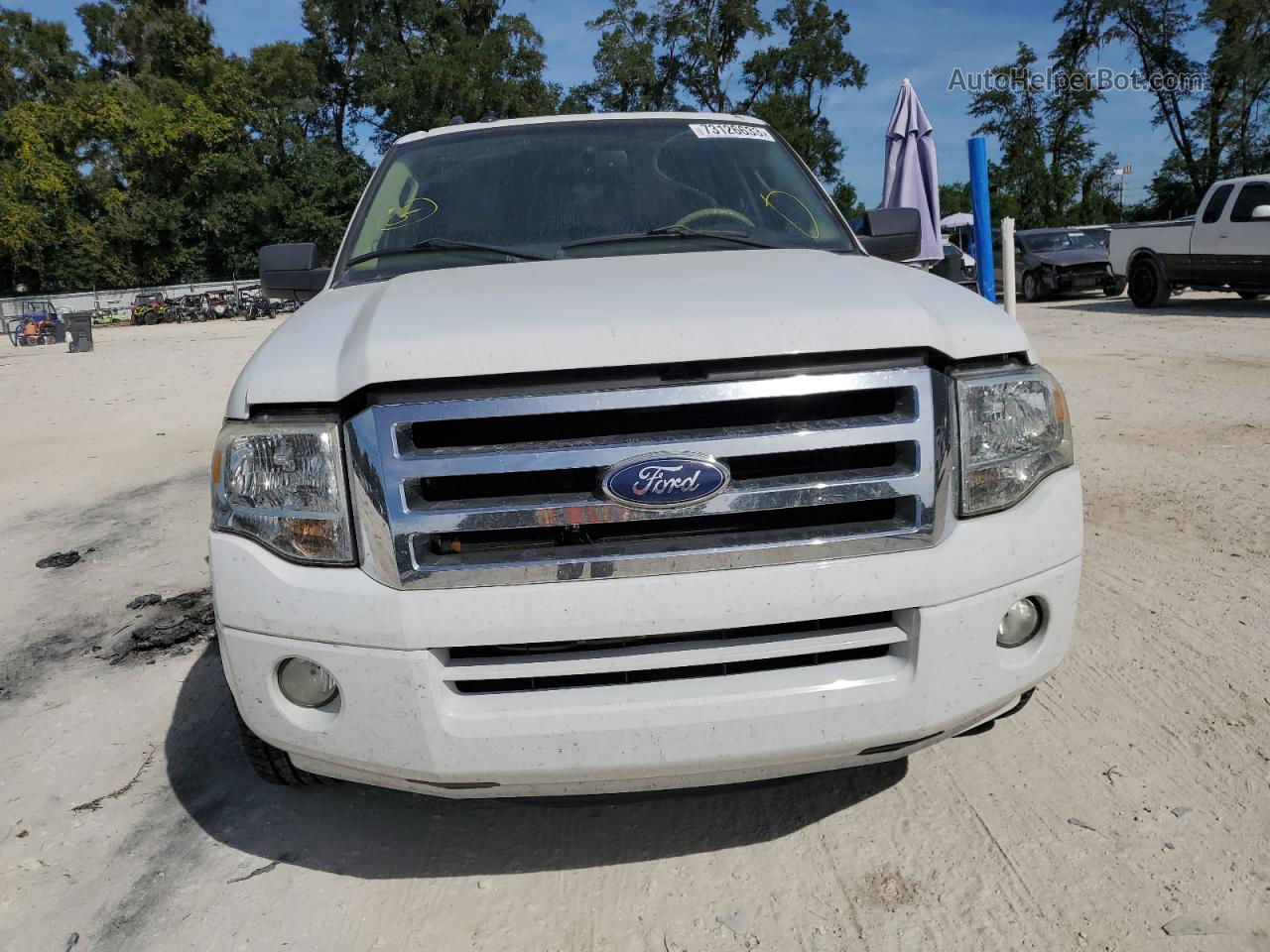 2012 Ford Expedition Xlt White vin: 1FMJU1H56CEF24366