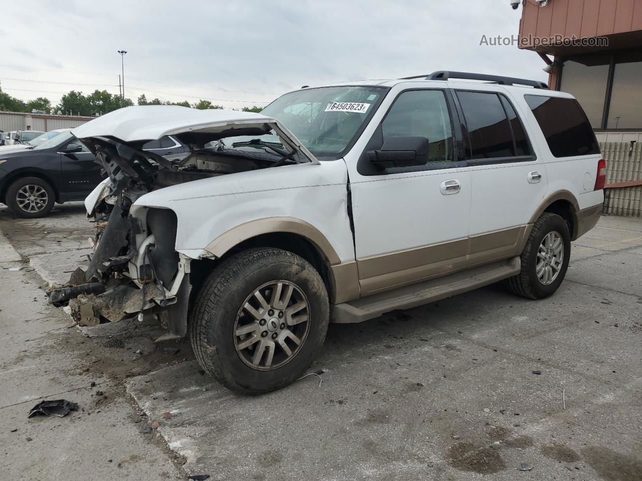 2012 Ford Expedition Xlt White vin: 1FMJU1H58CEF14146