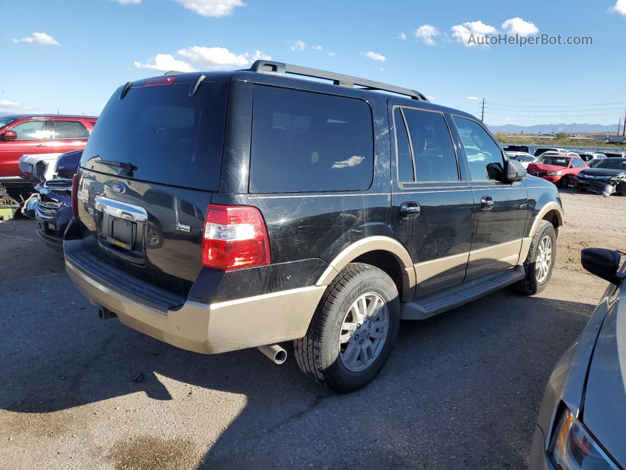 2012 Ford Expedition Xlt Black vin: 1FMJU1H59CEF10204