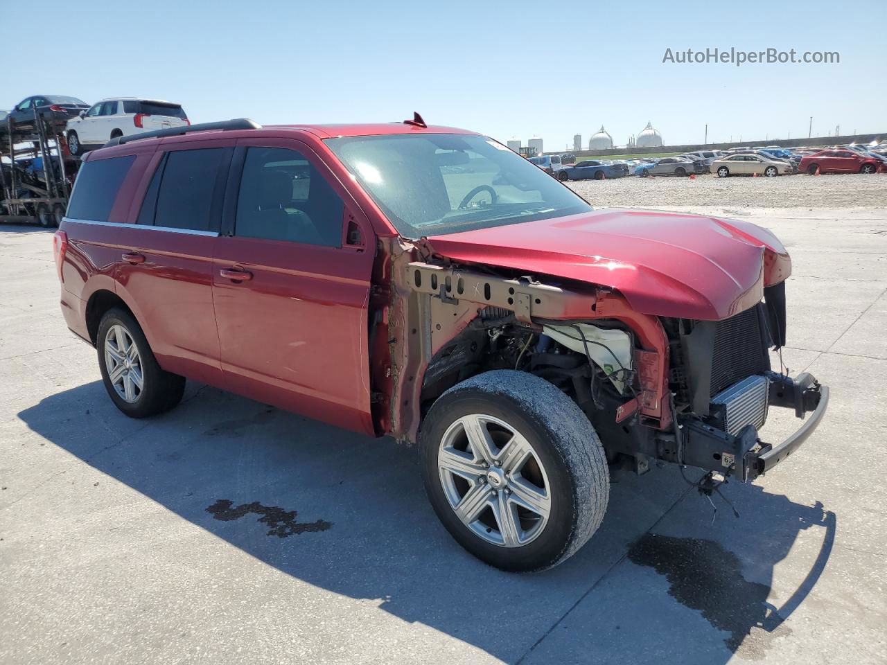 2018 Ford Expedition Xlt Red vin: 1FMJU1HT1JEA40309