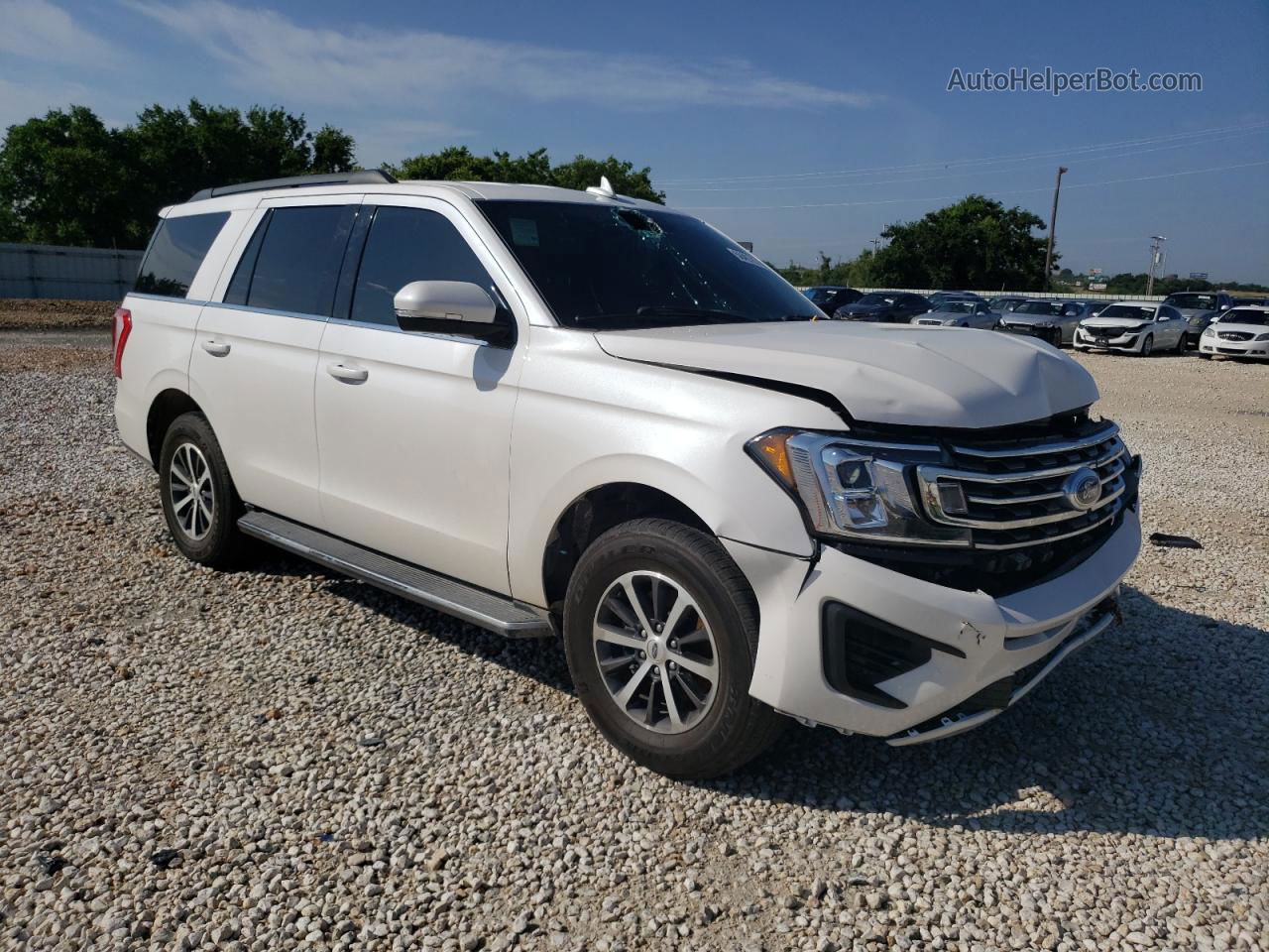 2018 Ford Expedition Xlt White vin: 1FMJU1HT1JEA68112