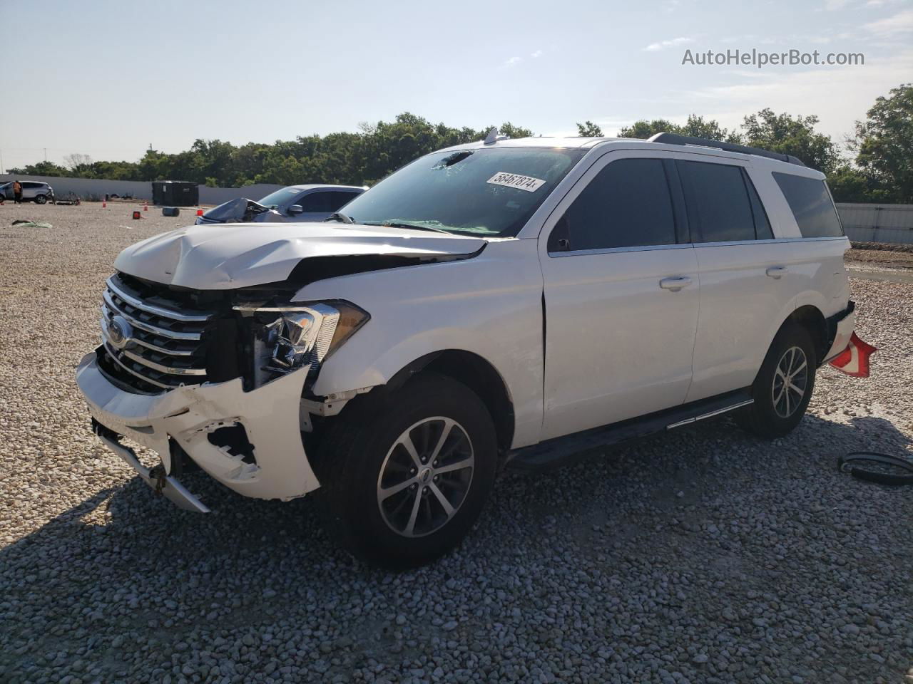 2018 Ford Expedition Xlt White vin: 1FMJU1HT1JEA68112