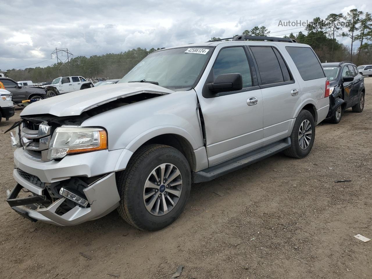 2017 Ford Expedition Xlt Silver vin: 1FMJU1HT2HEA40863