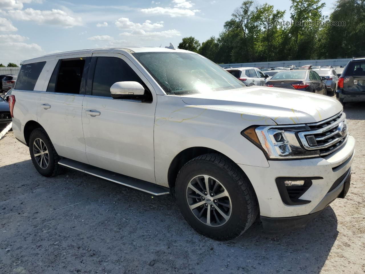 2018 Ford Expedition Xlt White vin: 1FMJU1HT2JEA71813