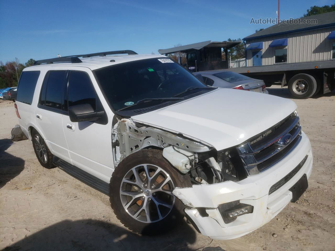 2016 Ford Expedition Xlt White vin: 1FMJU1HT3GEF51867