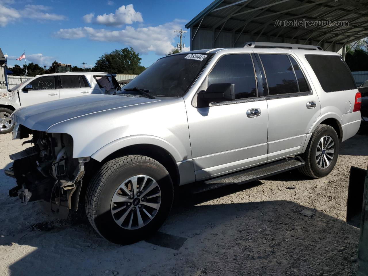 2016 Ford Expedition Xlt Silver vin: 1FMJU1HT3GEF56213