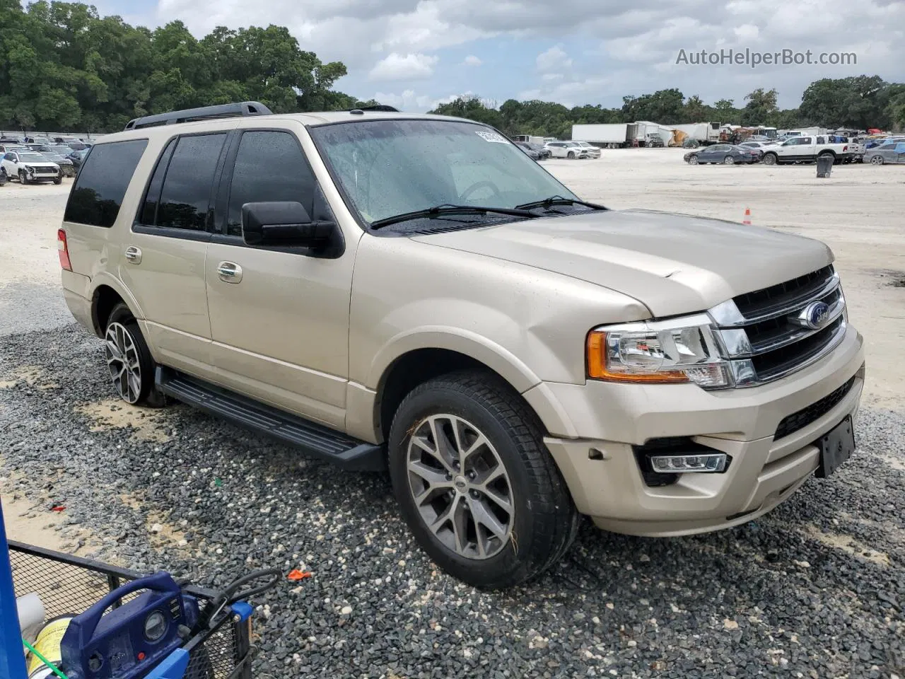 2017 Ford Expedition Xlt Beige vin: 1FMJU1HT3HEA73001