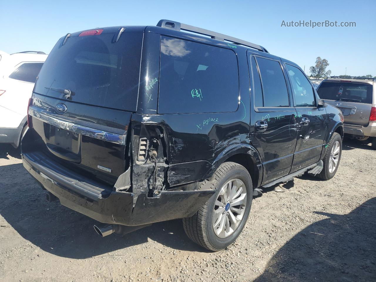 2017 Ford Expedition Xlt Black vin: 1FMJU1HT4HEA12076