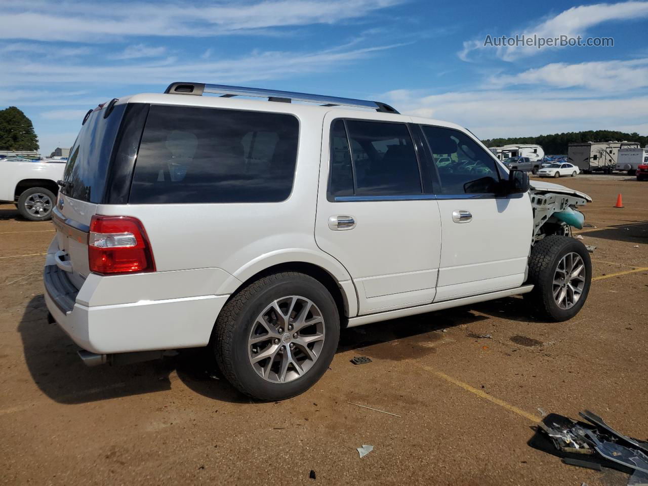 2017 Ford Expedition Xlt White vin: 1FMJU1HT4HEA77364