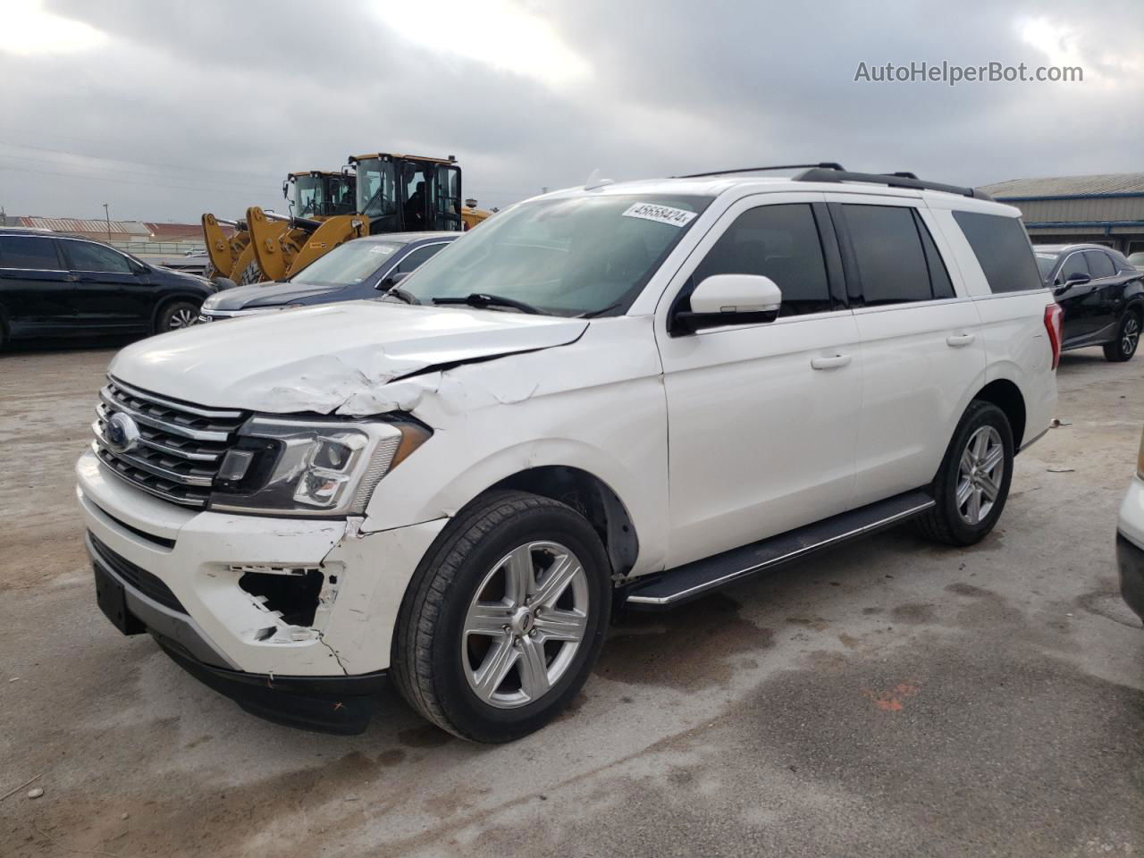 2018 Ford Expedition Xlt White vin: 1FMJU1HT4JEA66595