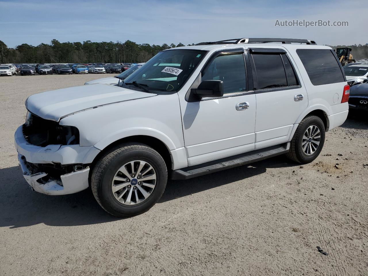 2017 Ford Expedition Xlt White vin: 1FMJU1HT5HEA52618