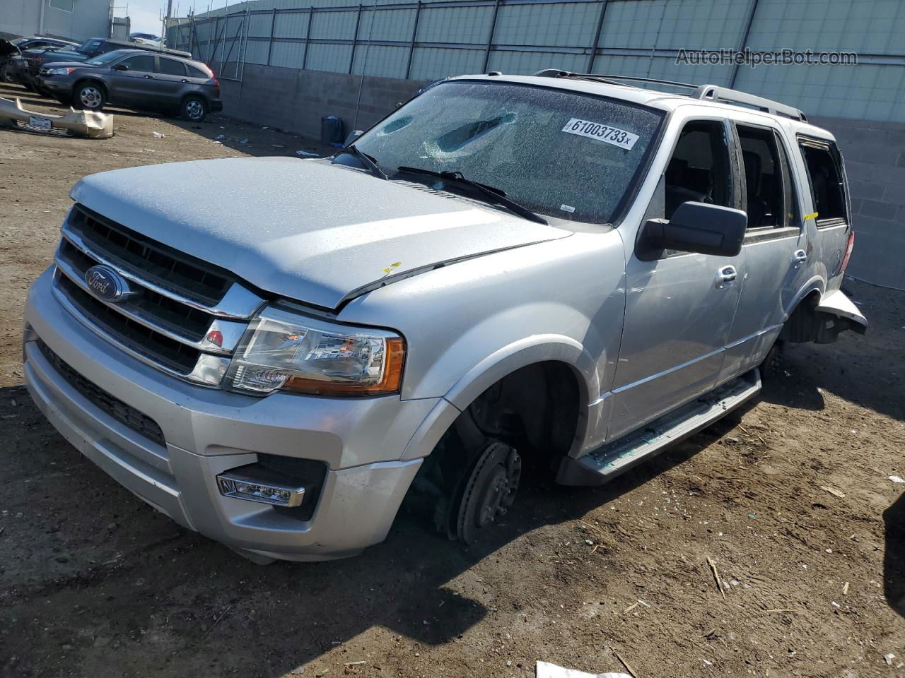 2017 Ford Expedition Xlt Silver vin: 1FMJU1HT6HEA25010