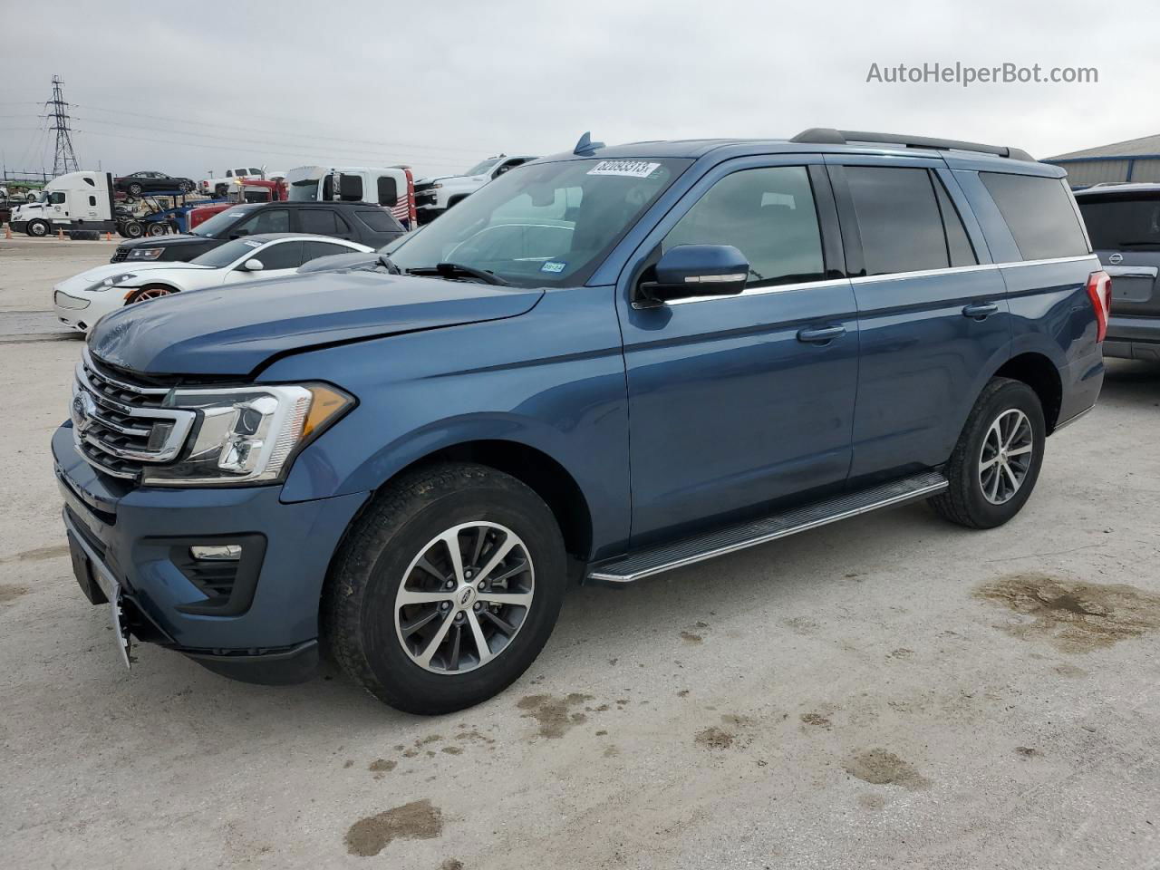 2018 Ford Expedition Xlt Blue vin: 1FMJU1HT6JEA40693