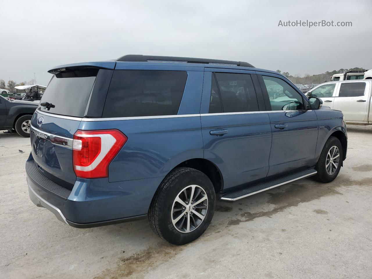 2018 Ford Expedition Xlt Blue vin: 1FMJU1HT6JEA40693