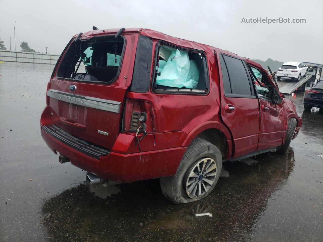 2017 Ford Expedition Xlt Red vin: 1FMJU1HT8HEA80686