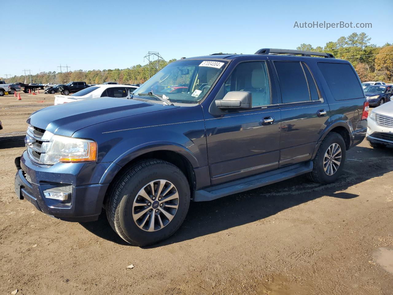 2016 Ford Expedition Xlt Blue vin: 1FMJU1HT9GEF20106