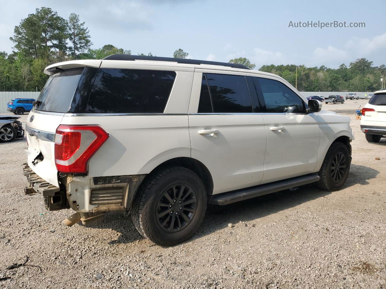 2018 Ford Expedition Xlt White vin: 1FMJU1HT9JEA29736