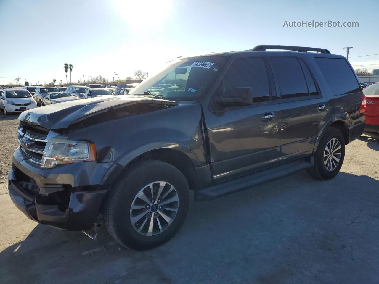 2016 Ford Expedition Xlt Серый vin: 1FMJU1HTXGEF22415