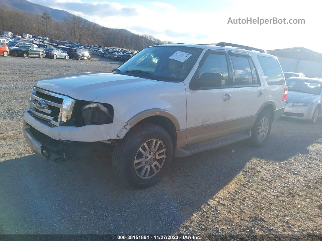 2012 Ford Expedition Xlt White vin: 1FMJU1J51CEF04097