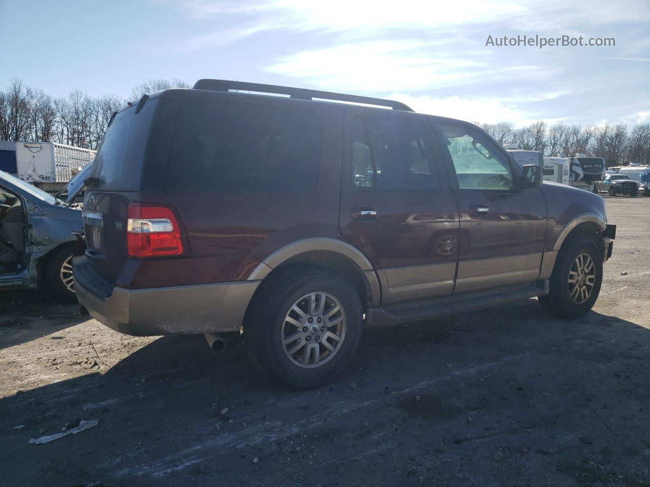 2012 Ford Expedition Xlt Maroon vin: 1FMJU1J51CEF45698