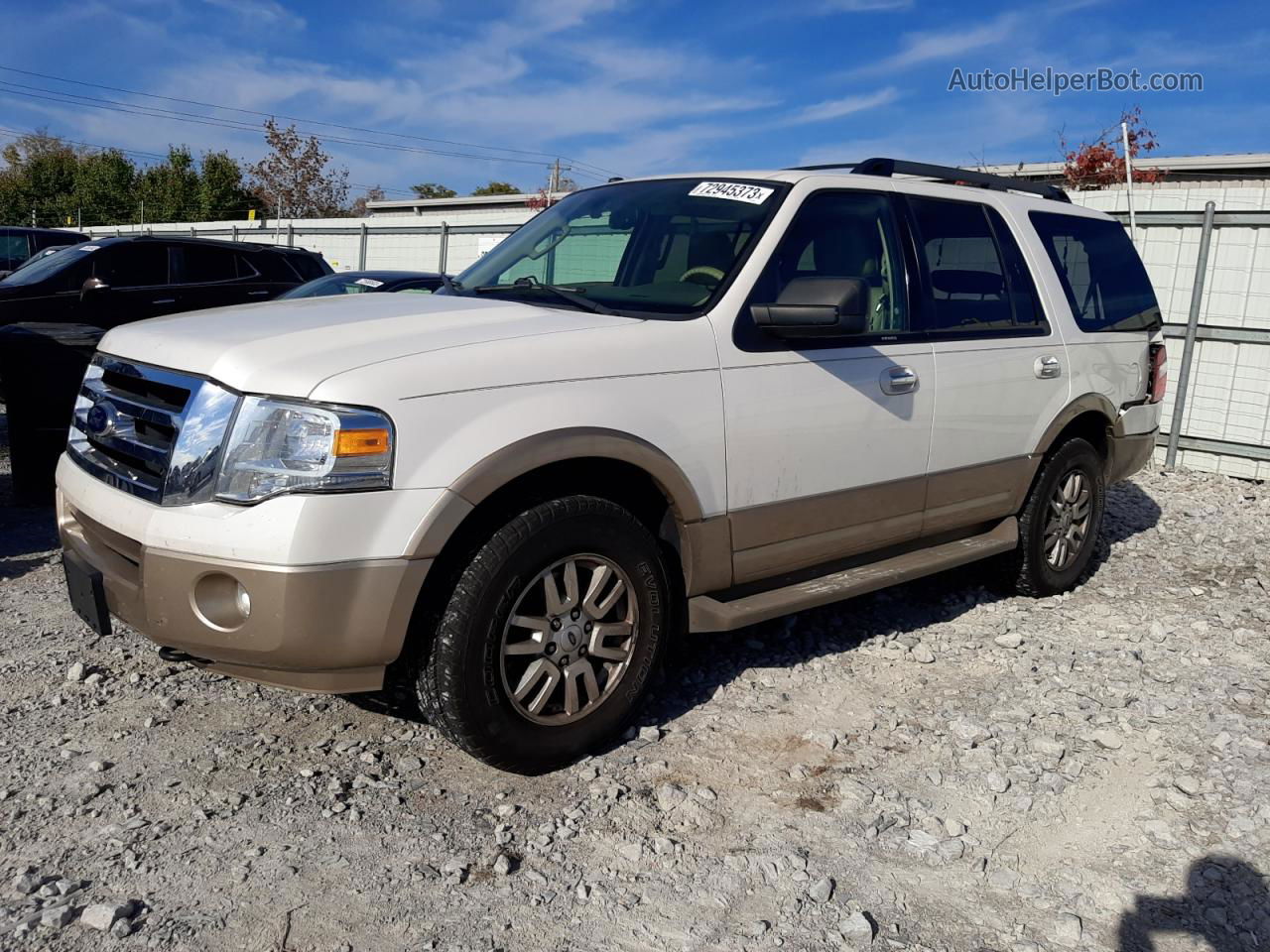 2012 Ford Expedition Xlt White vin: 1FMJU1J53CEF47887