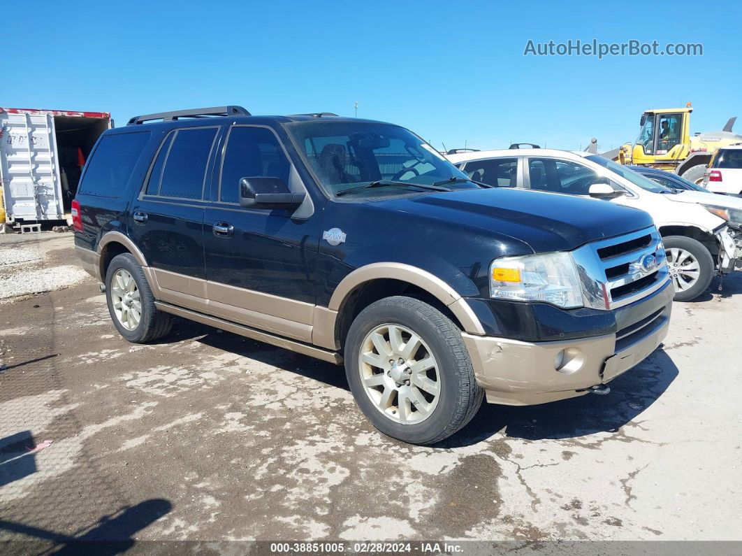 2012 Ford Expedition King Ranch Black vin: 1FMJU1J56CEF04337