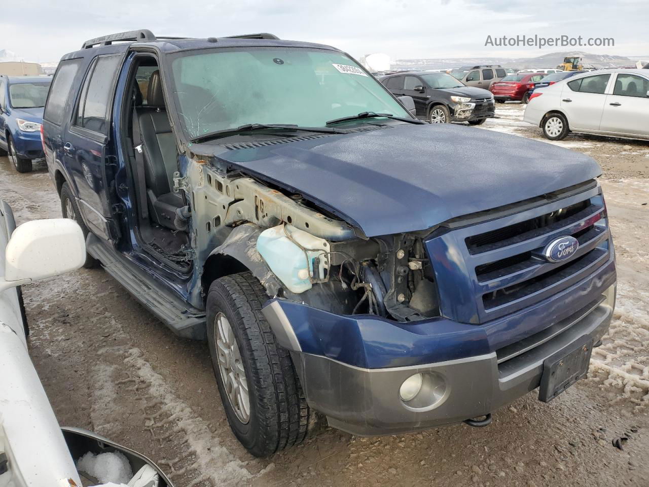 2012 Ford Expedition Xlt Blue vin: 1FMJU1J56CEF06105