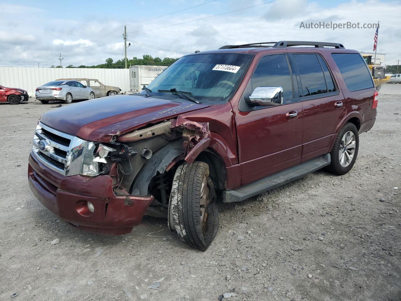 2012 Ford Expedition Xlt Темно-бордовый vin: 1FMJU1J56CEF09053