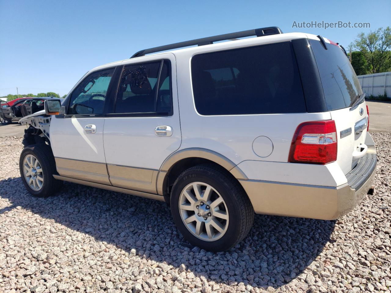 2012 Ford Expedition Xlt White vin: 1FMJU1J56CEF54624