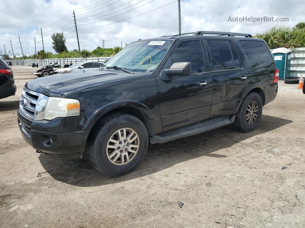 2012 Ford Expedition Xlt Black vin: 1FMJU1J57CEF34334