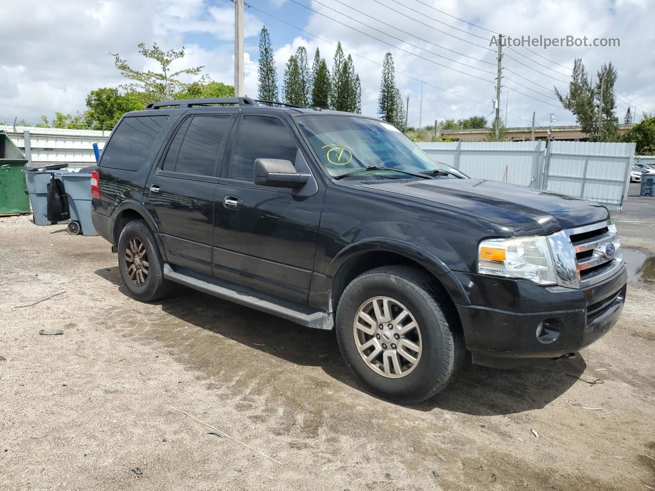 2012 Ford Expedition Xlt Black vin: 1FMJU1J57CEF34334