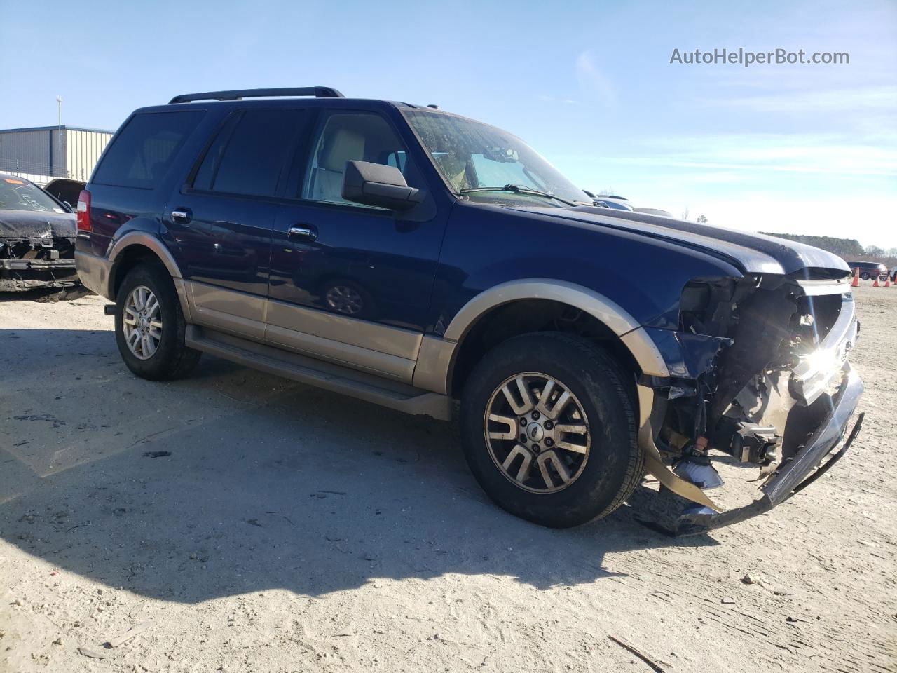 2012 Ford Expedition Xlt Blue vin: 1FMJU1J5XCEF06012