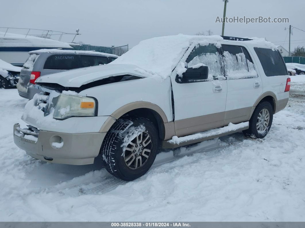 2012 Ford Expedition Xlt White vin: 1FMJU1J5XCEF40595