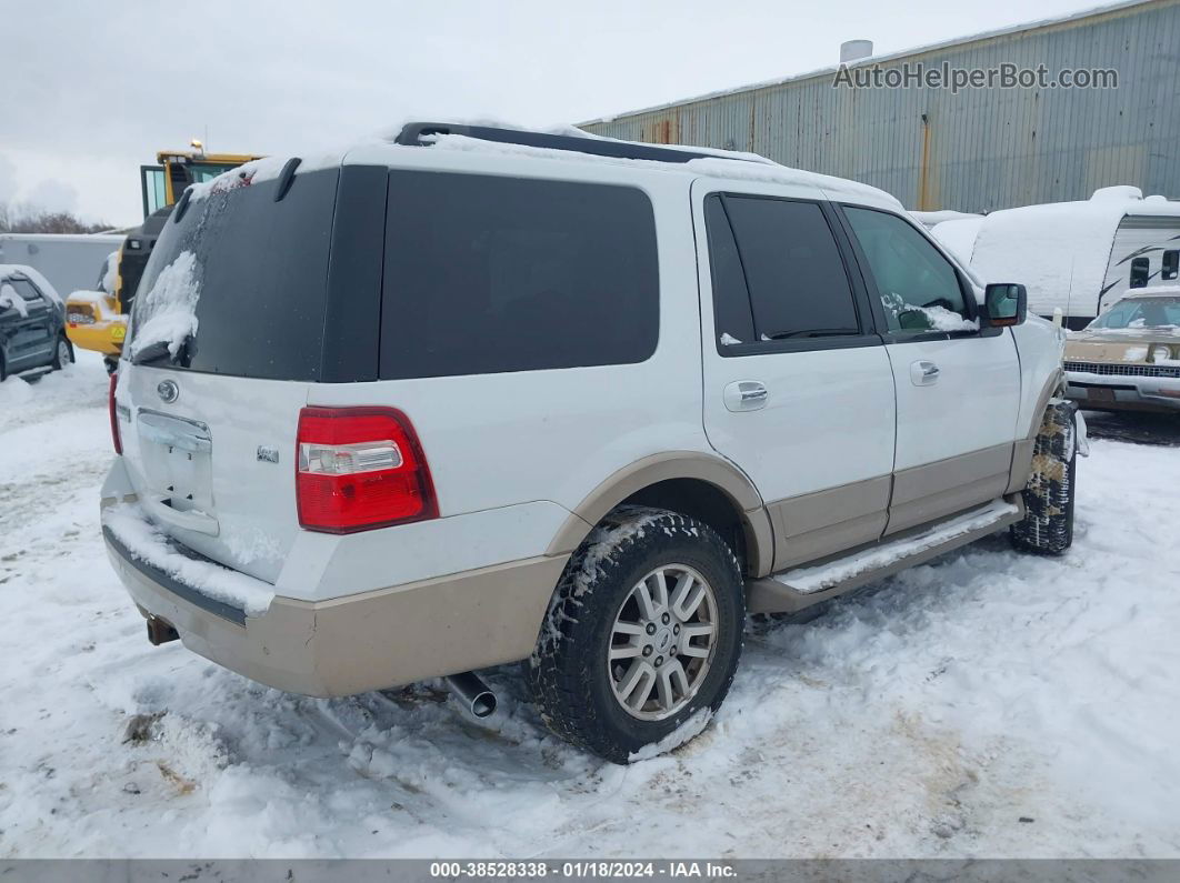 2012 Ford Expedition Xlt White vin: 1FMJU1J5XCEF40595